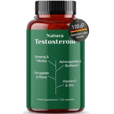 Prírodný rastový hormón HGH - Najlepší Testosterone booster, Ashwagandha, Maca